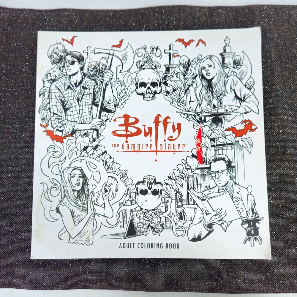 Buffy the Vampire Slayer Adult Coloring Book 1st Edition Dark Horse 2016 unused
